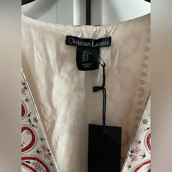 NWT Christian Lacroix Paisley Print Dress - Picture 4 of 6